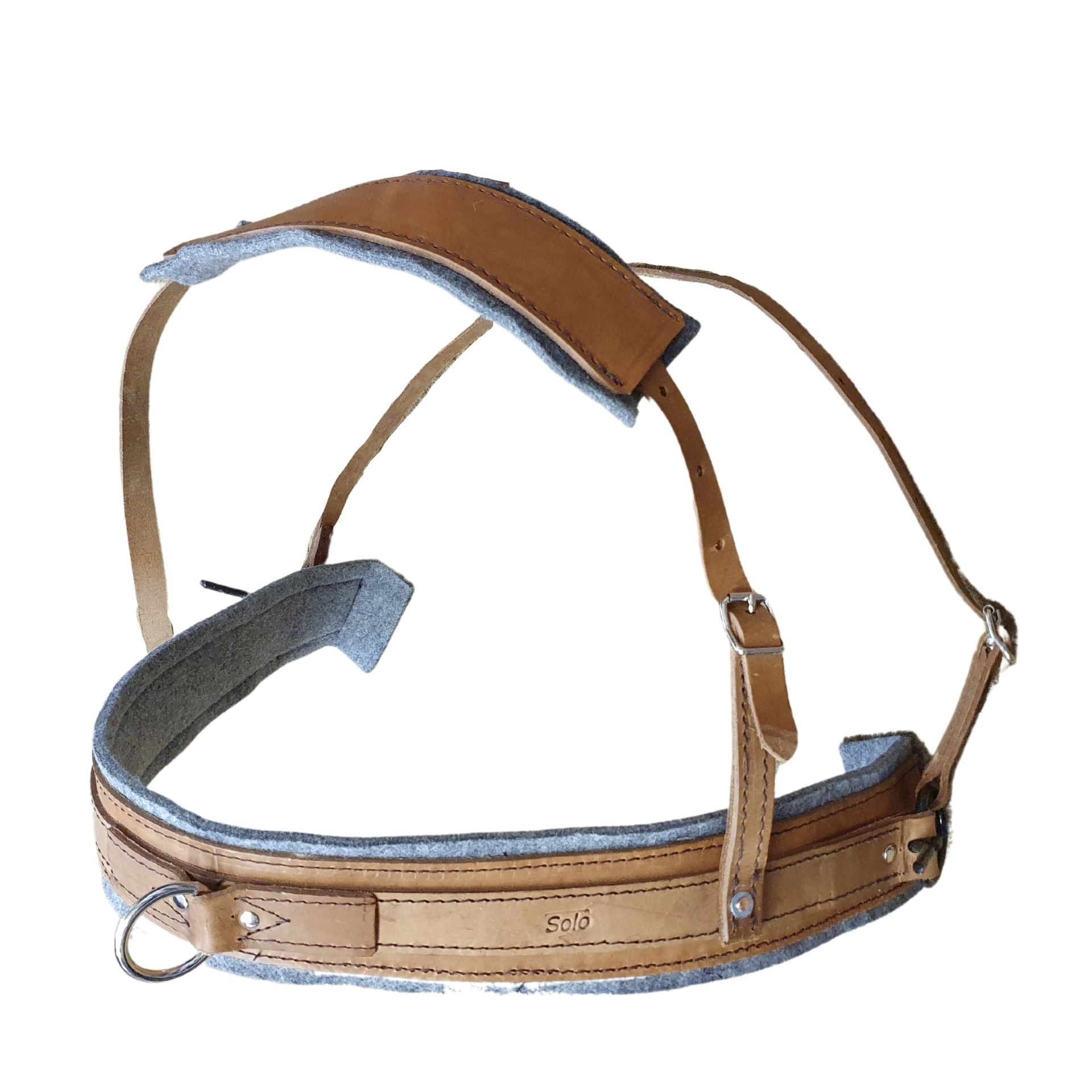 Breast Plate Donkey Leather Solo